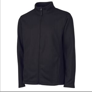 Charles River Men's Heritage Rib Knit Jacket in Black